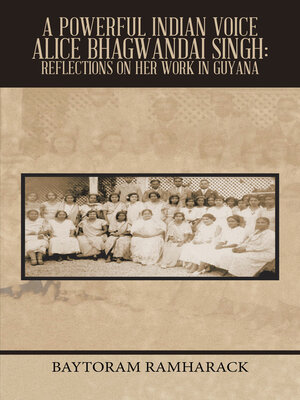 cover image of A Powerful Indian Voice                                                                                                                            Alice Bhagwandai Singh